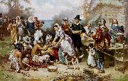 The First Thanksgiving Jean Leon Gerome Ferris